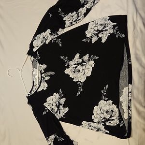 Floral Sexy Knit Top